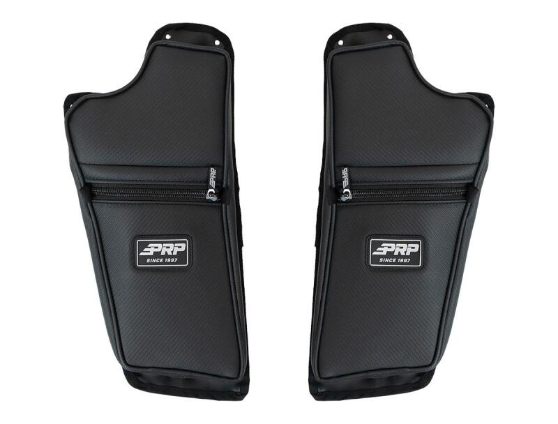 PRP Seats 2016+ Polaris General Front Lower Door Bags w/Knee Pad - Pair
