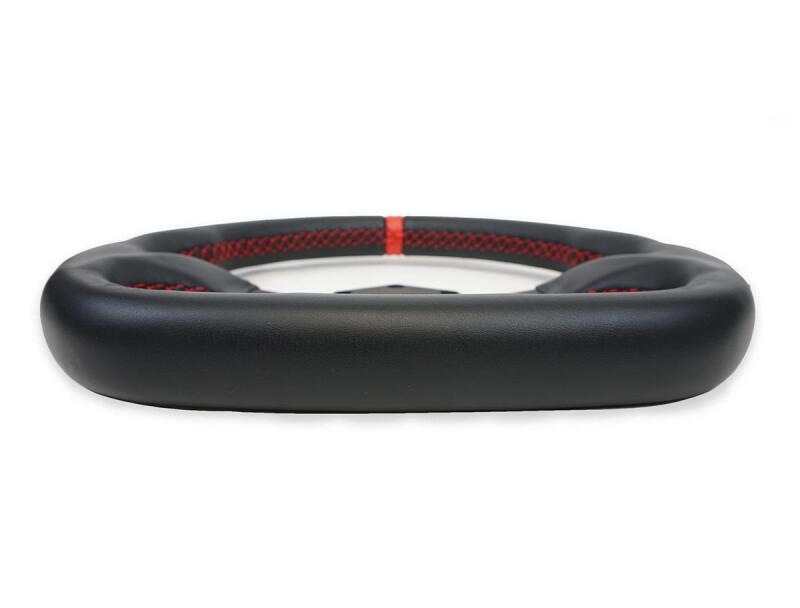 PRP Comp R Leather Steering Wheel - Red