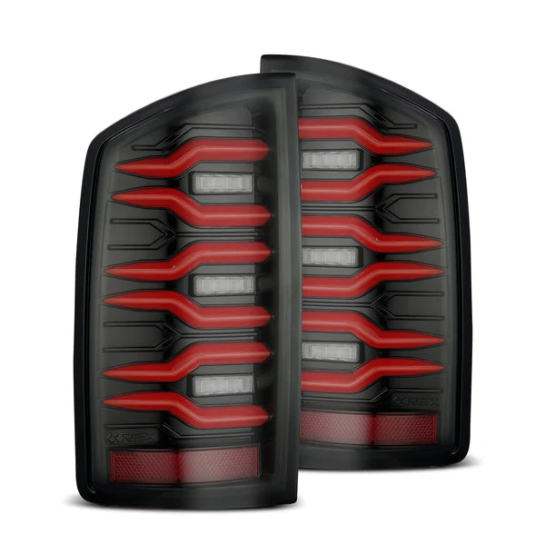 AlphaRex 07-08 Dodge Ram 1500/2500/3500 LUXX-Series LED Tail Lights