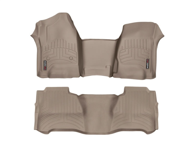 WeatherTech 2017+ Audi A4 (Sedan) Front & Rear FloorLiner - Tan