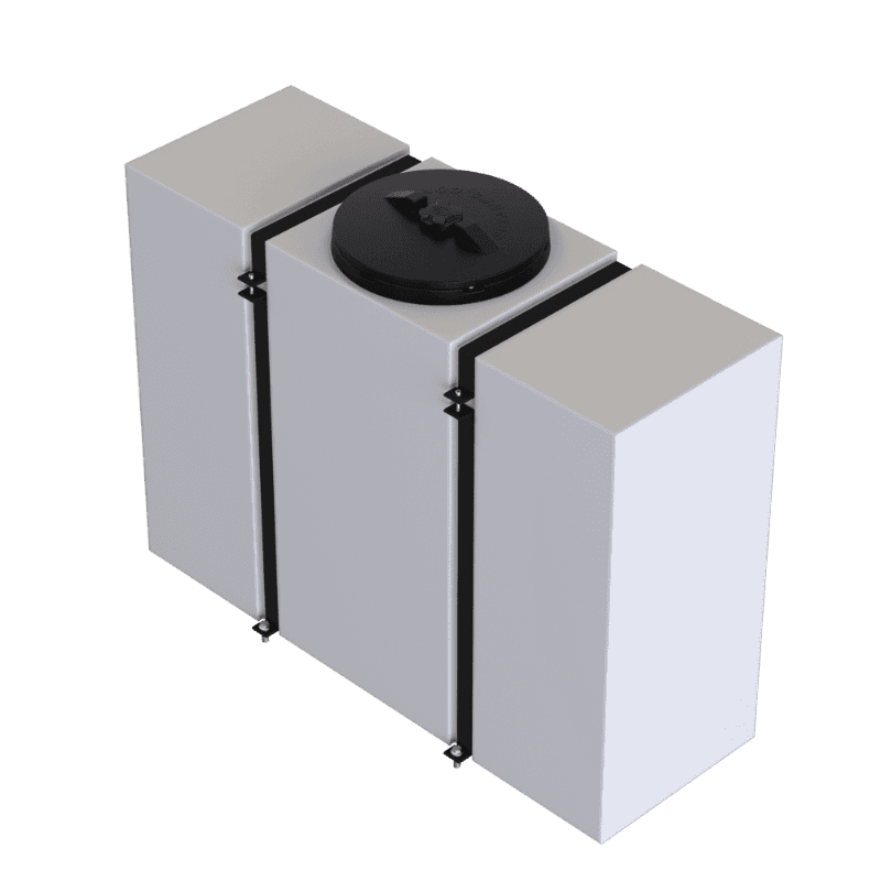 100 Gallon Slim Detail Tank With Straps