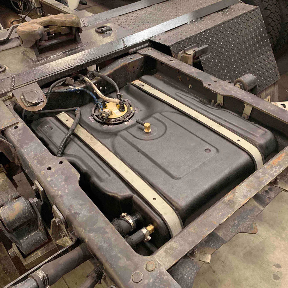 S&B Filters 40 Gallon, After Axle, Replacement Fuel Tank for 2011-2016 Ford F250, 350, 450, 550 Powerstroke 6.7L Cab Chassis