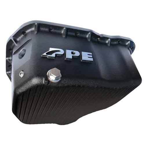 PPE 114052120 High Capacity Aluminum Oil Pan - Black