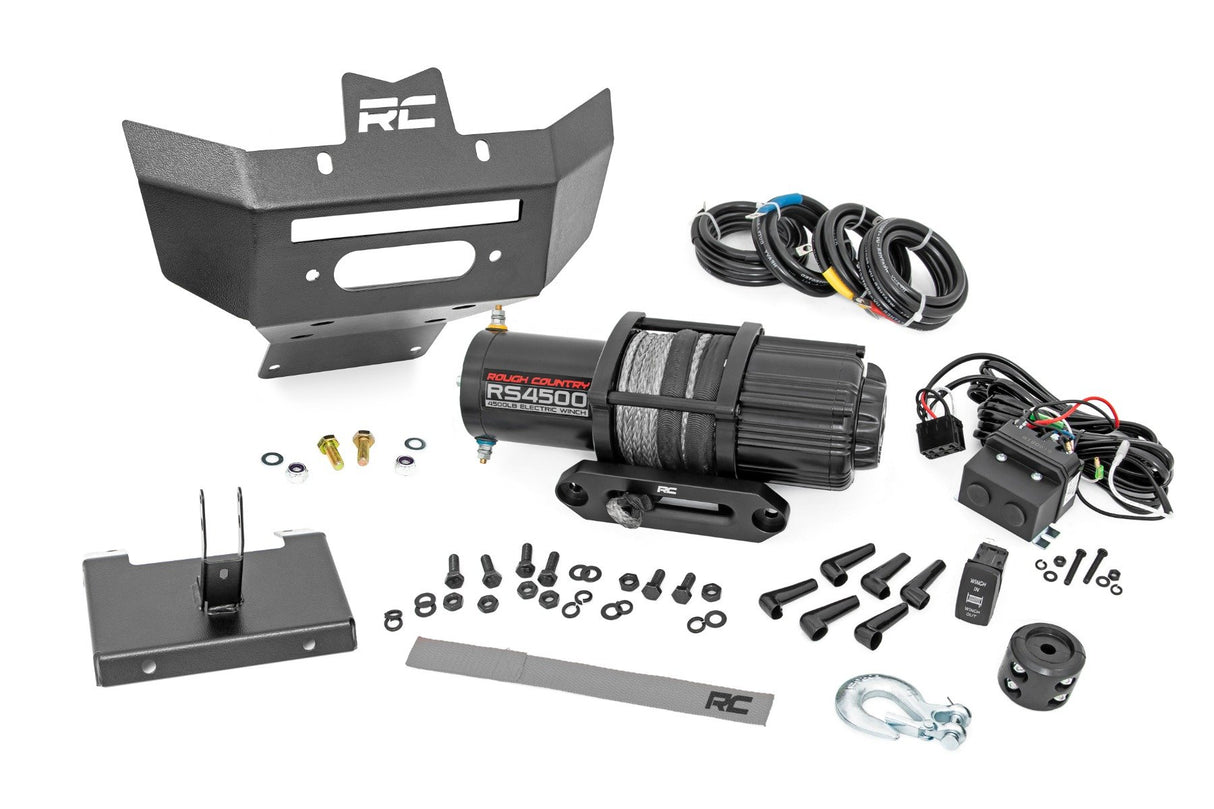 Winch Bumper | 4500-Lb Winch | Synthetic Rope | Can-Am Renegade 1000/Renegade 500
