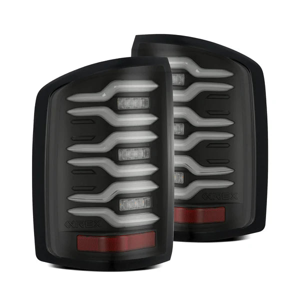 AlphaRex 14-18 GMC Sierra 1500/2500HD/3500HD LUXX-Series LED Tail Lights