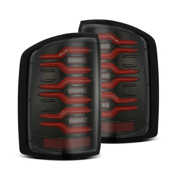 AlphaRex 14-18 GMC Sierra 1500/2500HD/3500HD LUXX-Series LED Tail Lights