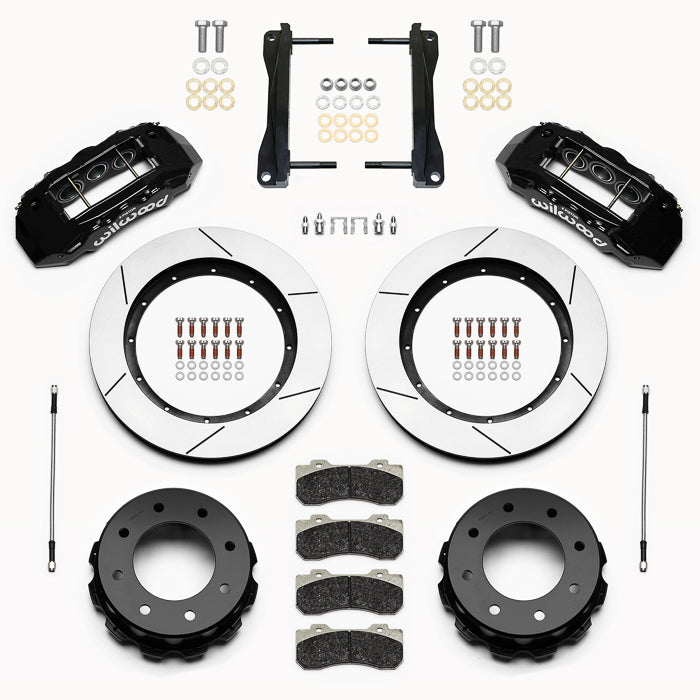 Wilwood TX6R Rear Kit 15.50in Black w/ Lines 20-24 GM Truck/SUV 2500