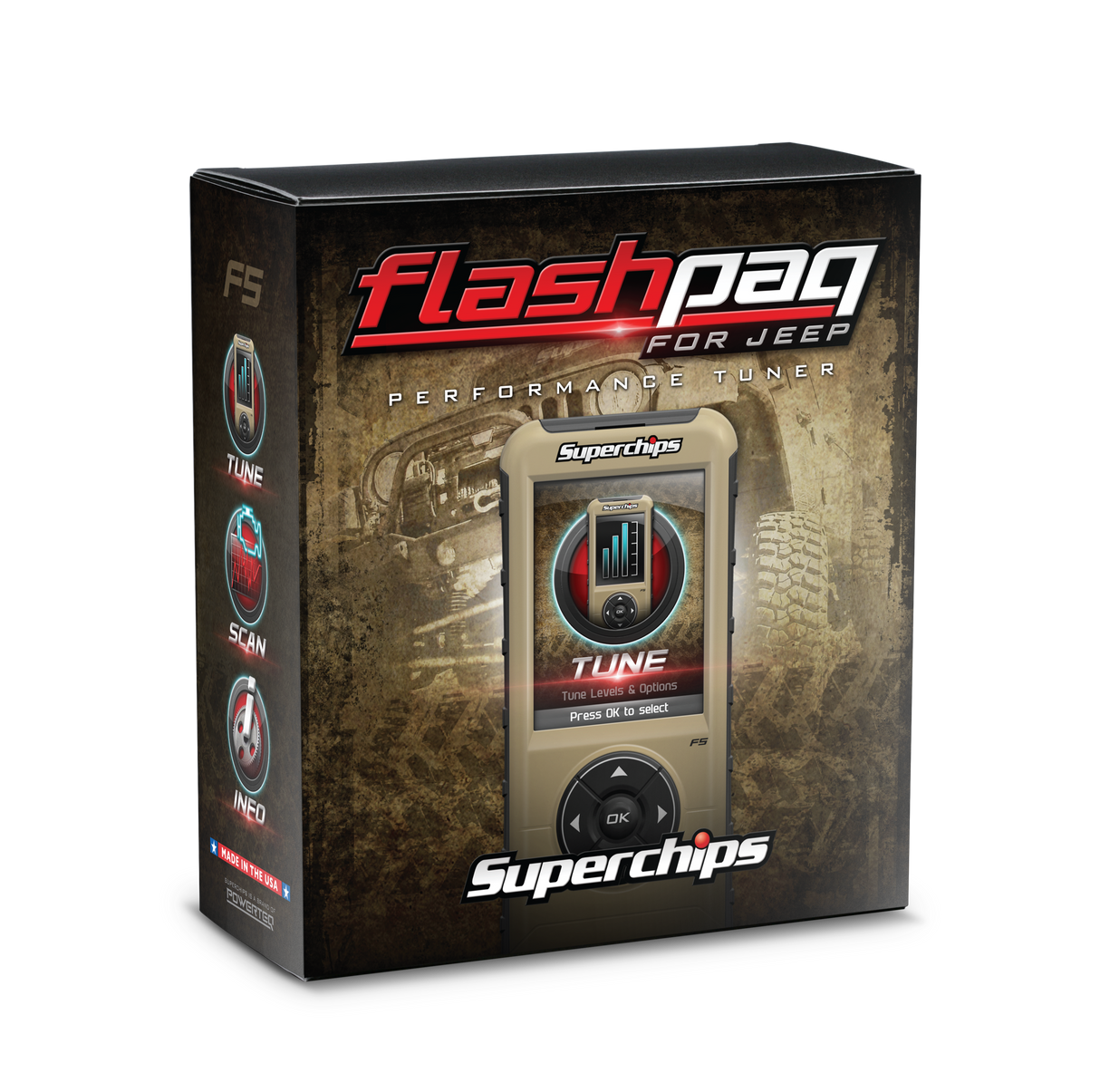 Superchips F5 Flashpaq for 15-18 Jeep JK
