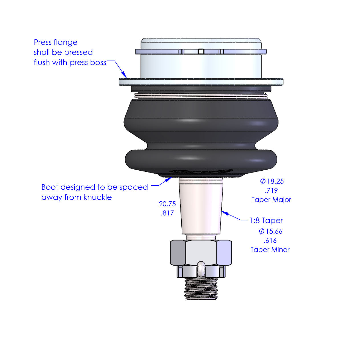 SPC Performance 10-23 Lexus GX460 Cartridge Ball Joint