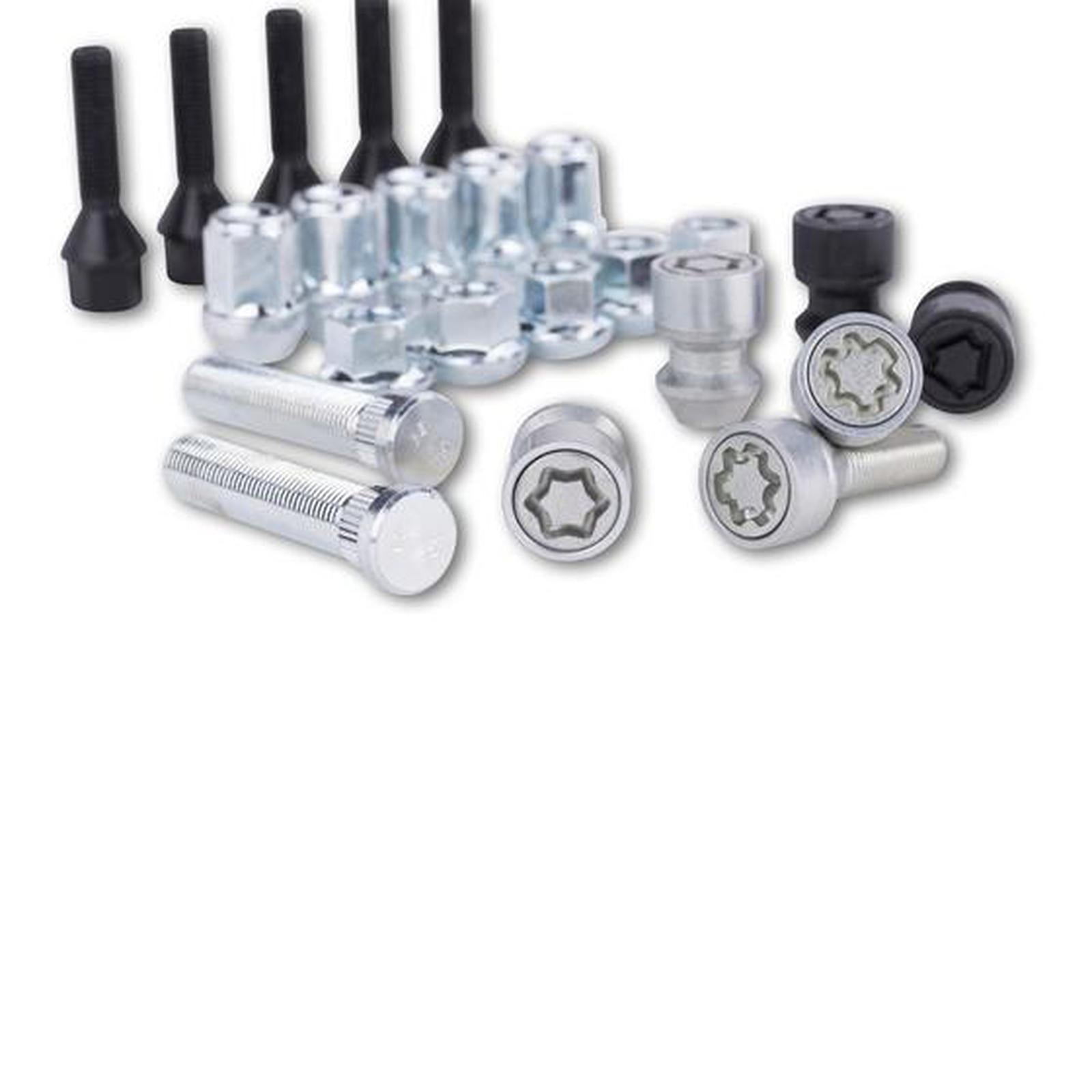 ST Suspensions Wheel Bolts M14x1.5 47mm Conical Seat (Silver) - Set of 10