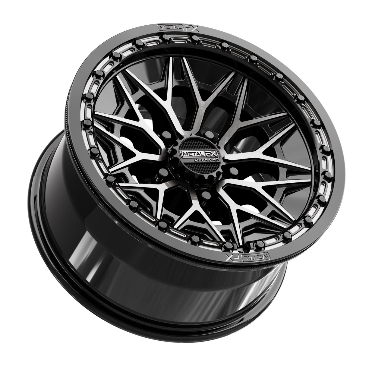 Alpha R Beadlock | Gloss Black DDT Face