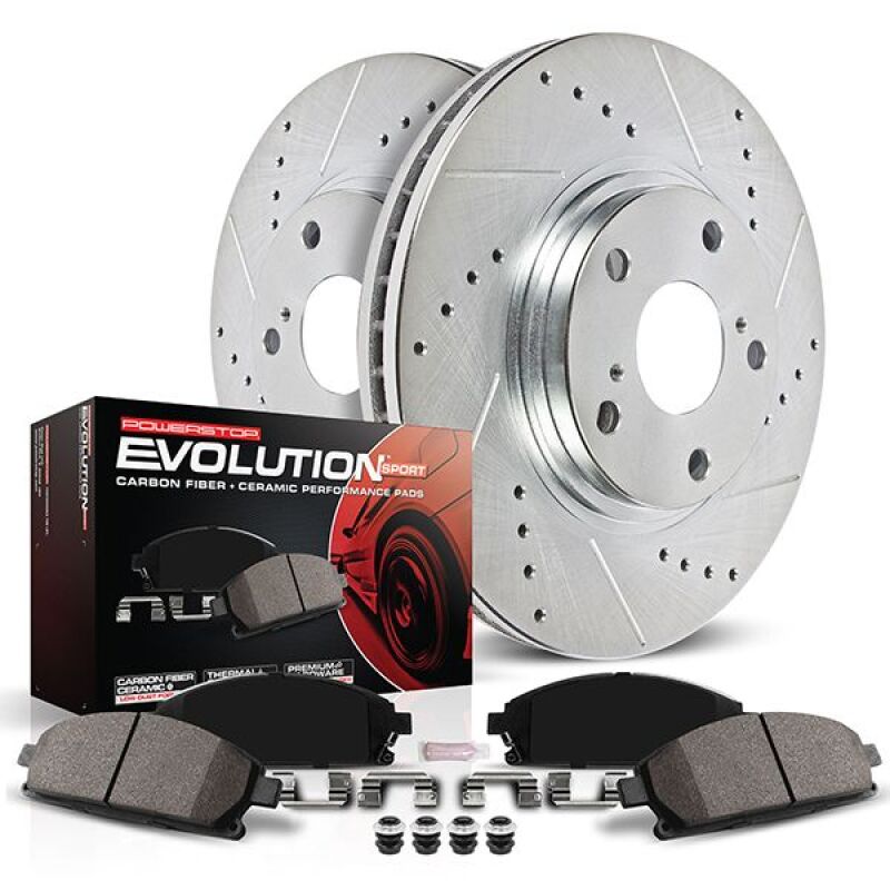 Power Stop 20-23 Ford Transit-150 Front Z23 Evolution Brake Kit