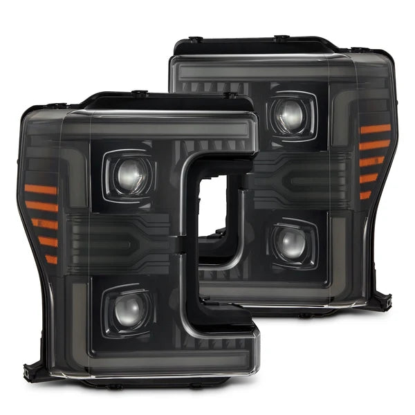 AlphaRex 17-19 Ford F-250/F-350 Super Duty LUXX-Series LED Projector Headlights