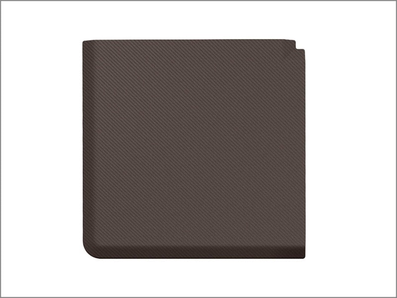 WeatherTech Comfort Mat Connect Corner Mat 25 x 25in. Carbon Fiber - Cocoa