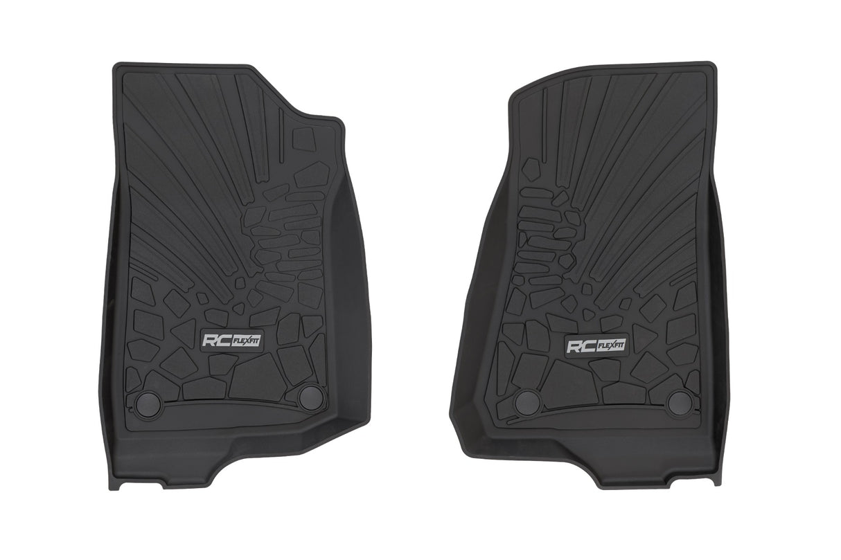 Flex Fit Floor Mats | FR | 4 Door | Jeep Wrangler Unlimited 4WD (2018-2026)