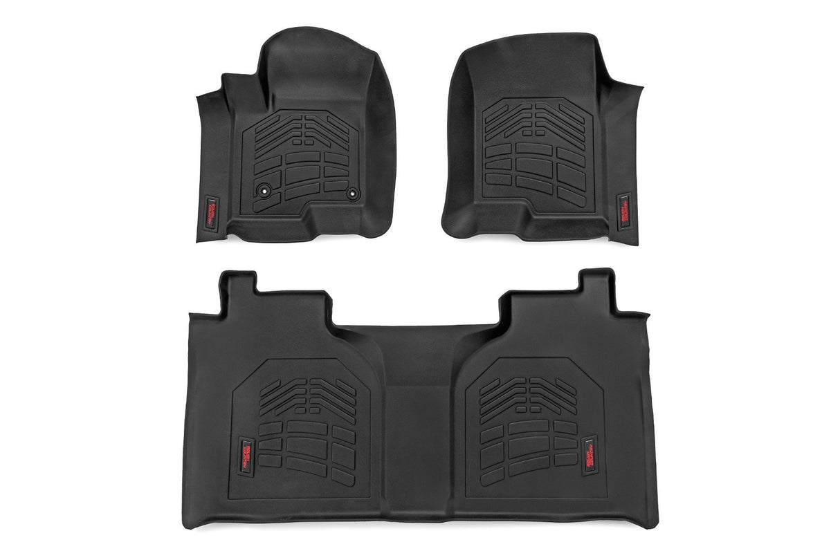 Sure-Fit Floor Mats | FR & RR | FR Bucket | Crew | Chevy/GMC 1500/2500HD/3500HD (19-26 & Classic)