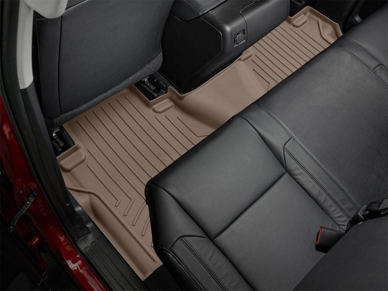 WeatherTech 14-21 Toyota Tundra DC w/Carpeted Floors Rear FloorLiner HP - Tan