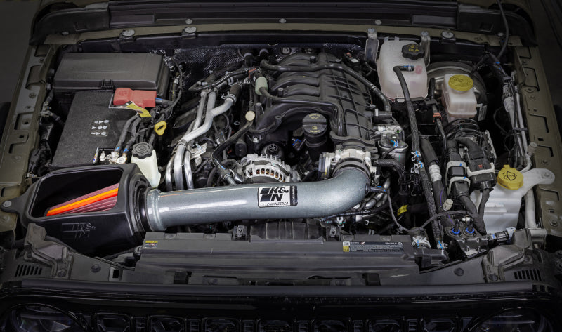 K&N 2018-2026 Jeep Wrangler JL & Gladiator JT 3.6L V6 NextGen Aluminum Cold Air Intake