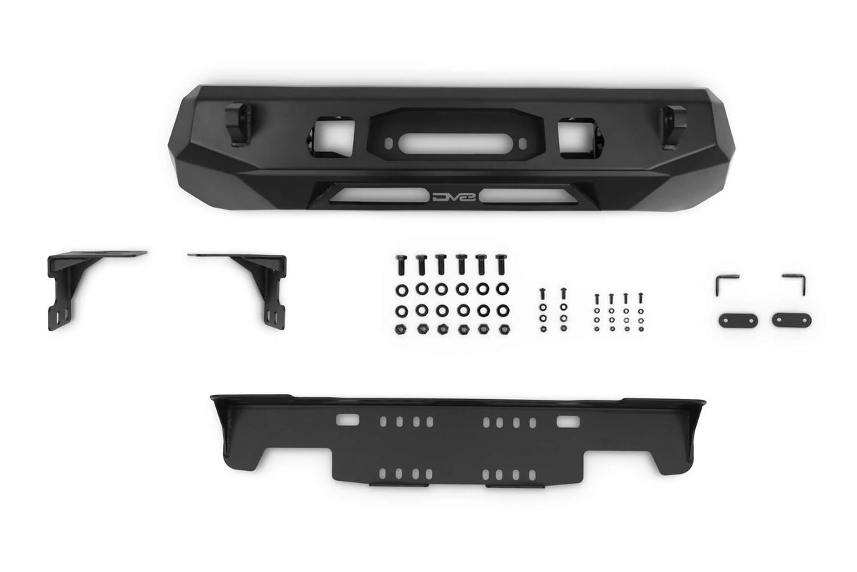 DV8 16-23 Toyota Tacoma Center Mount Winch Front Bumper