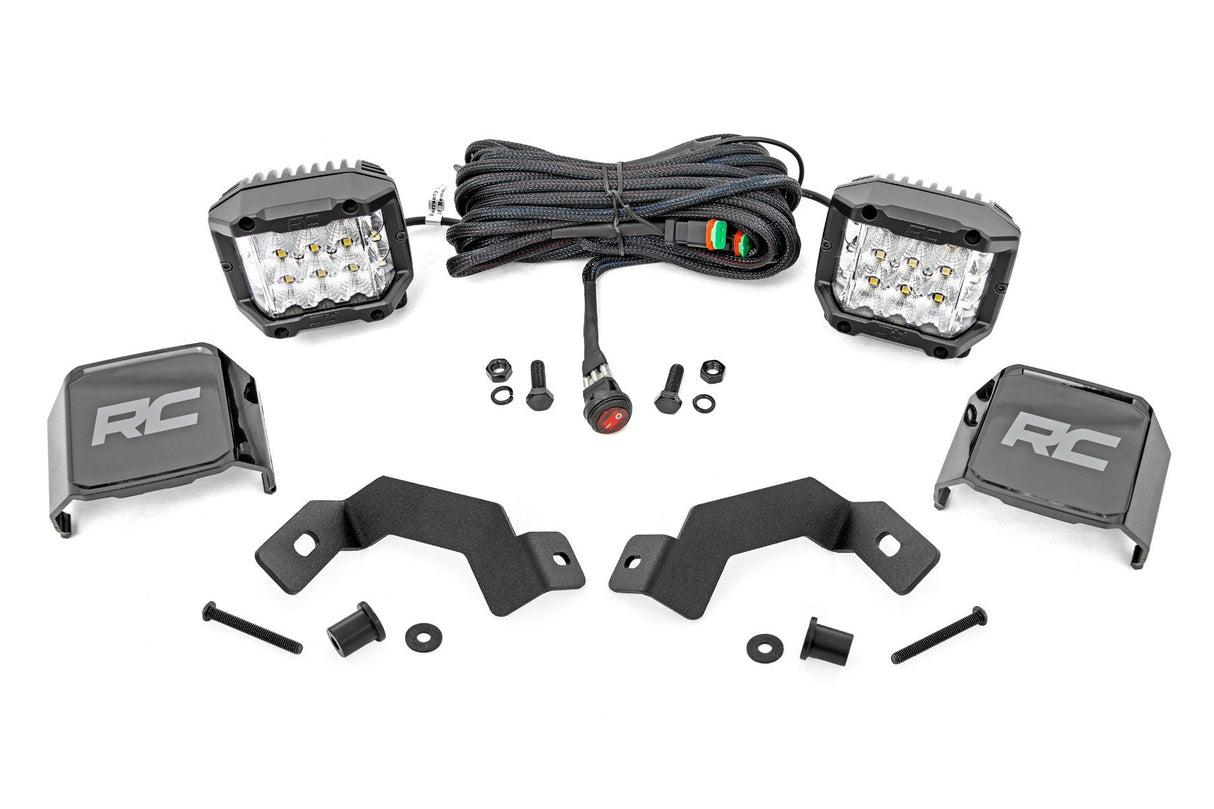 LED Light Kit | Ditch Mount | 3" OSRAM | Wide | Toyota Land Cruiser (24-25)
