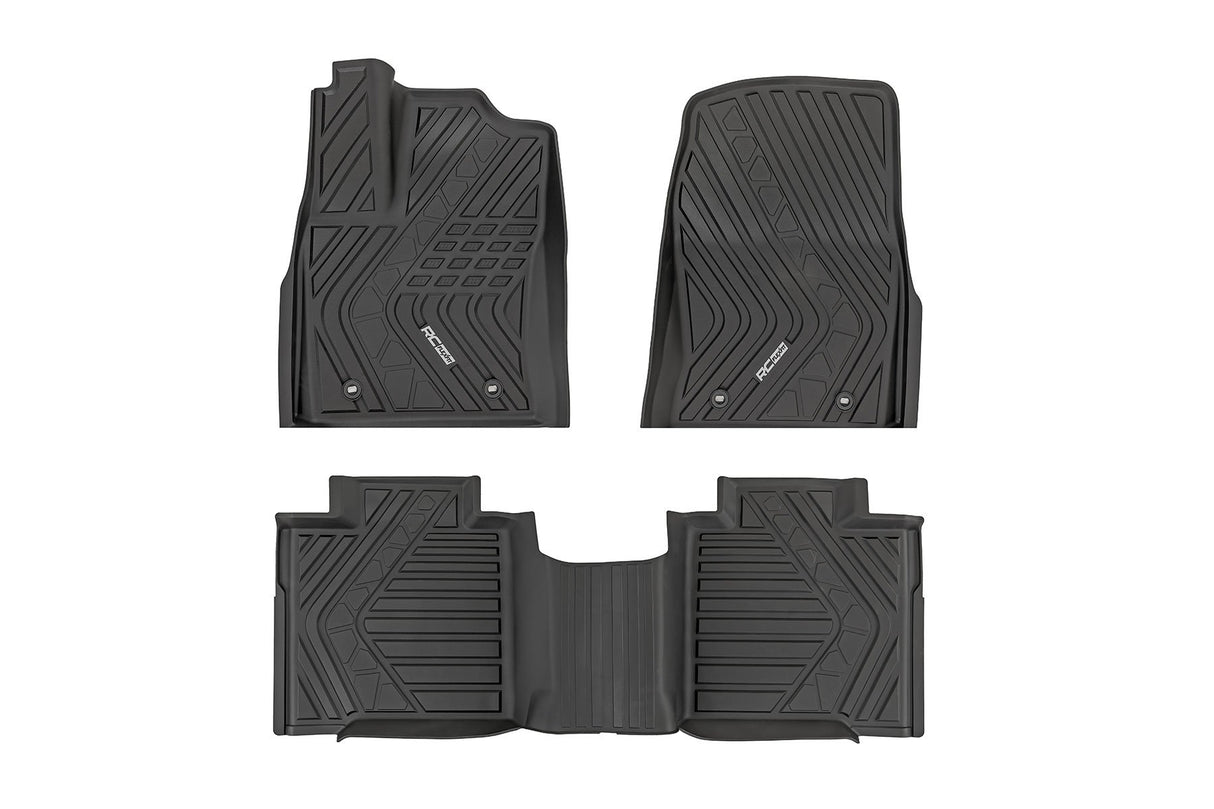 Flex-Fit Floor Mats | FR & RR | CrewMax | Toyota Tundra 2WD/4WD (2022-2026)