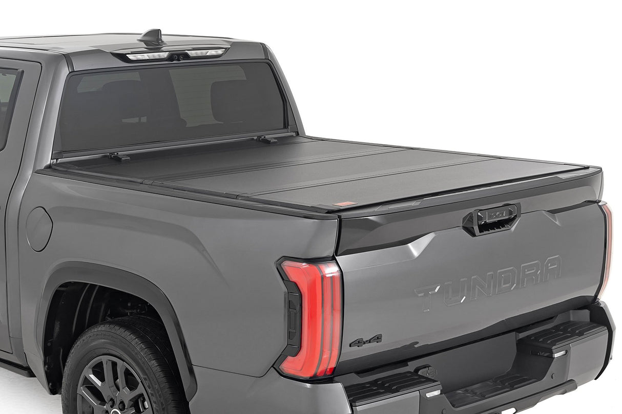 Hard Tri-Fold Flip Up Bed Cover | 5'7" | Toyota Tundra 2WD/4WD (2022-2026)