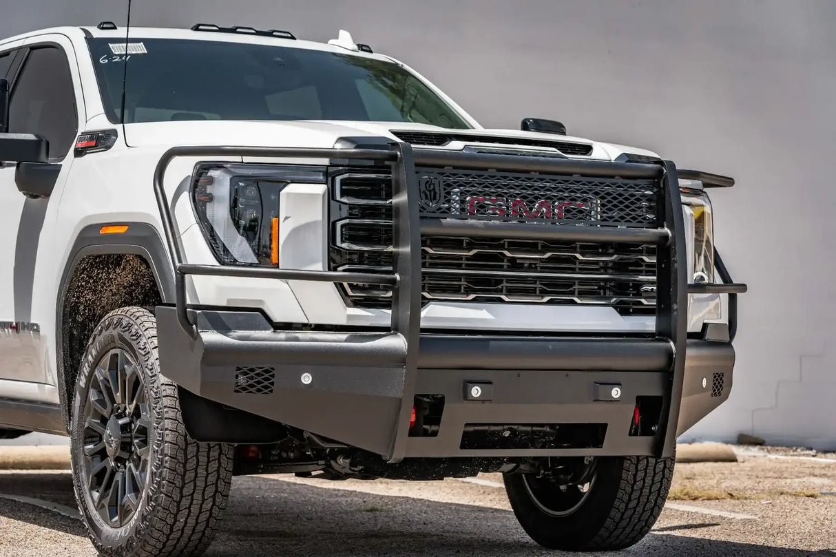 Road Armor 2024-2026 GMC 2500-3500 Vaquero Front Non-Winch Bumper Full Guard - Texture Black