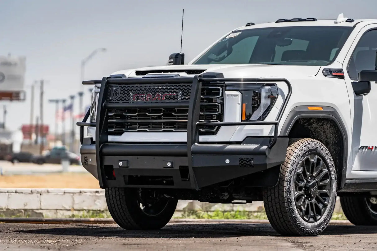 Road Armor 2024-2026 GMC 2500-3500 Vaquero Front Non-Winch Bumper Full Guard - Texture Black