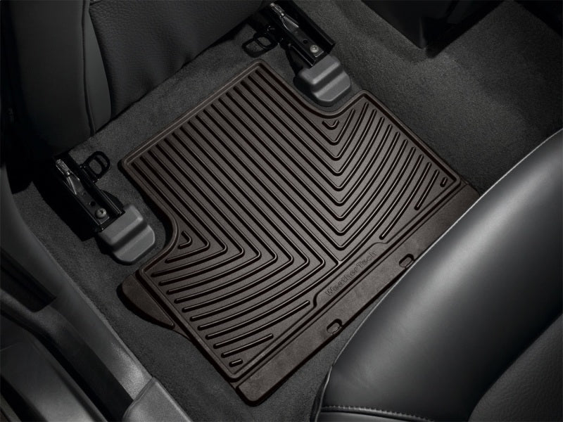 WeatherTech 2007-2014 Volvo S80 Rear Rubber Mats - Cocoa