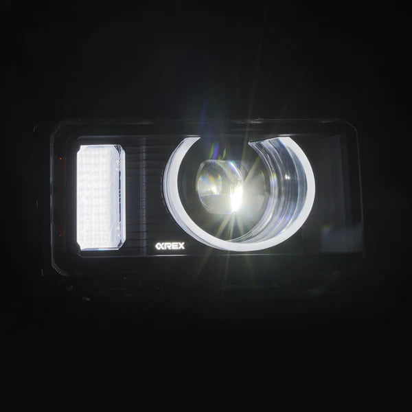 AlphaRex 24-26 Toyota Land Cruiser Heritage LUXX LED Proj Headlight Blk w/Activ Light/Seq Signal/Switchback