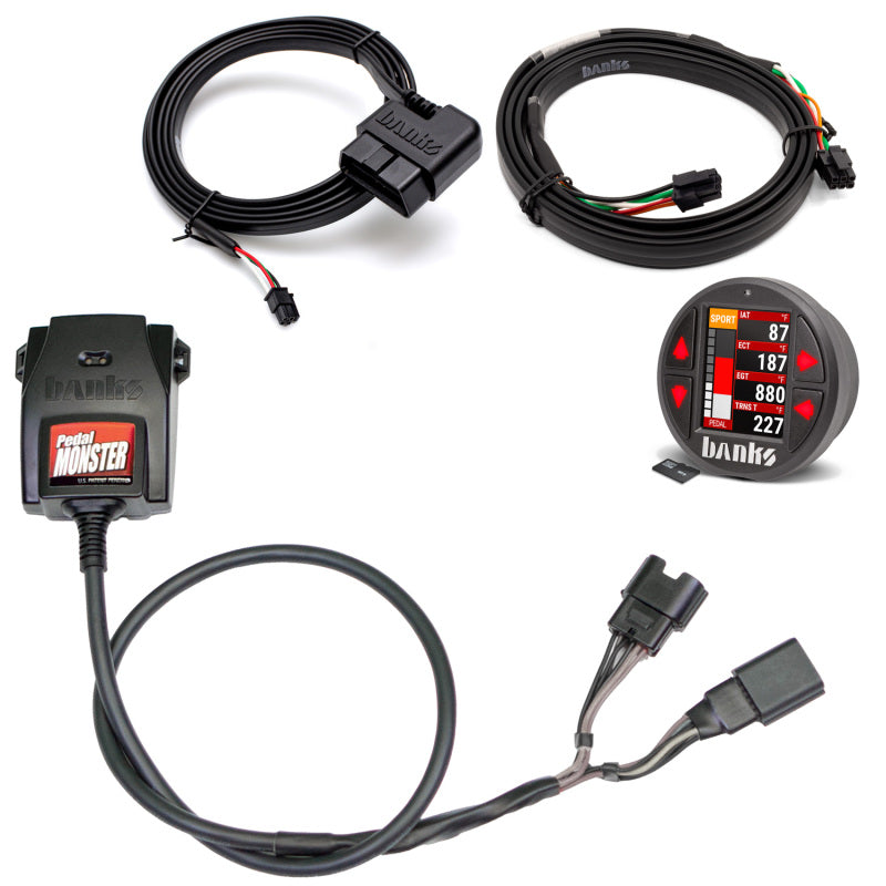 Banks Power Pedal Monster Kit Molex MX64 6-Way CONFIG 2 PM-03 w/iDash Data Pro 06-07 Chevy