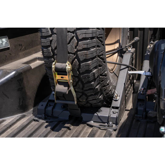 DV8 Offroad Truck Bed Universal Tire Carrier & Accessory Mount