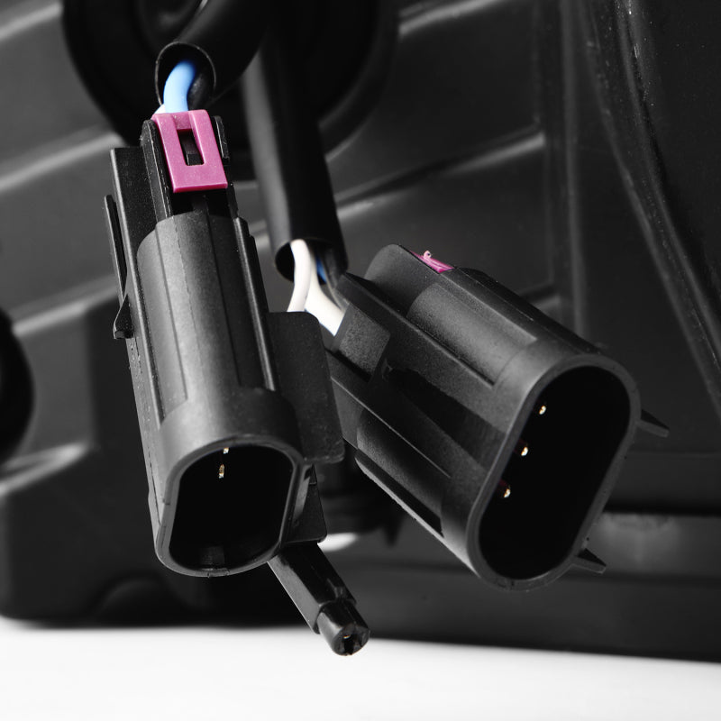 AlphaRex 20-22 Ford F150 Pro-Series Projector Headlights Black w/ Activation Light / Seq. Sig. / DRL