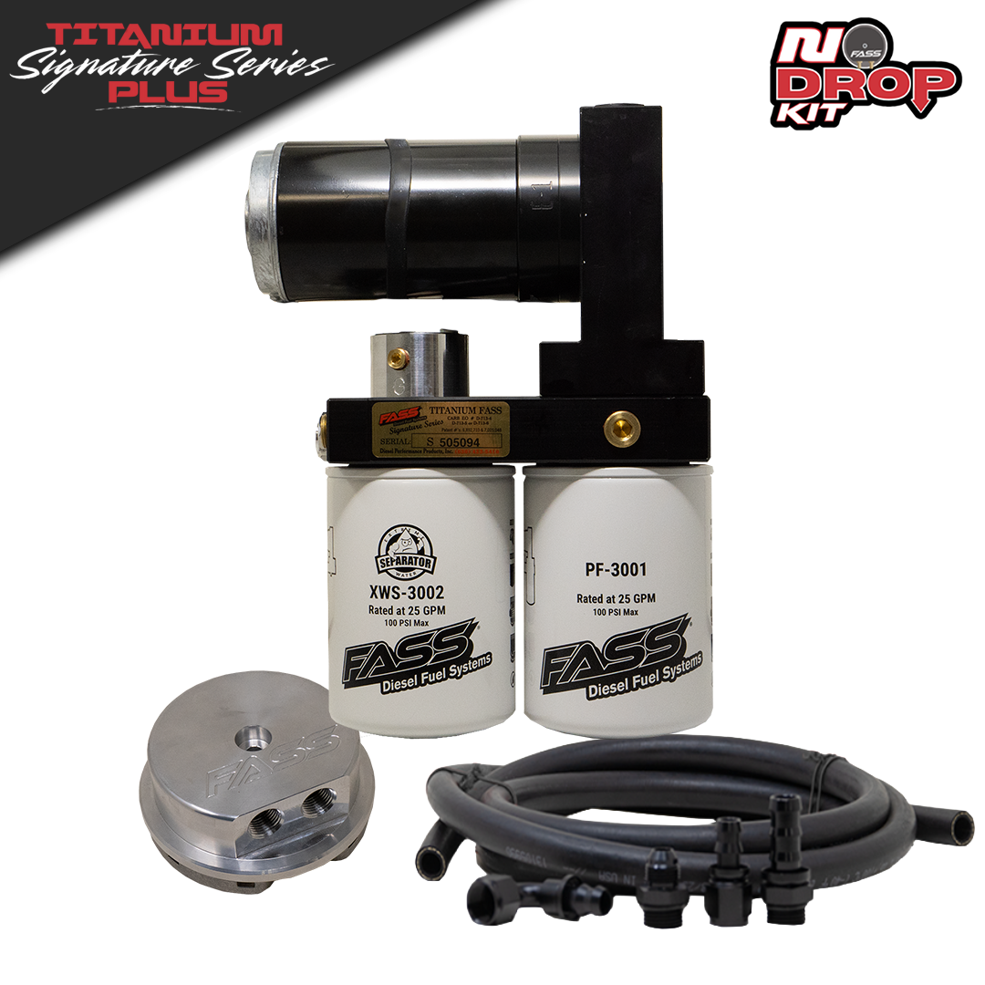 FASS Diesel Fuel Systems 2023-2024 Ford Powerstroke 6.7L No-Drop Plus Kit 220GPH (600-900hp)