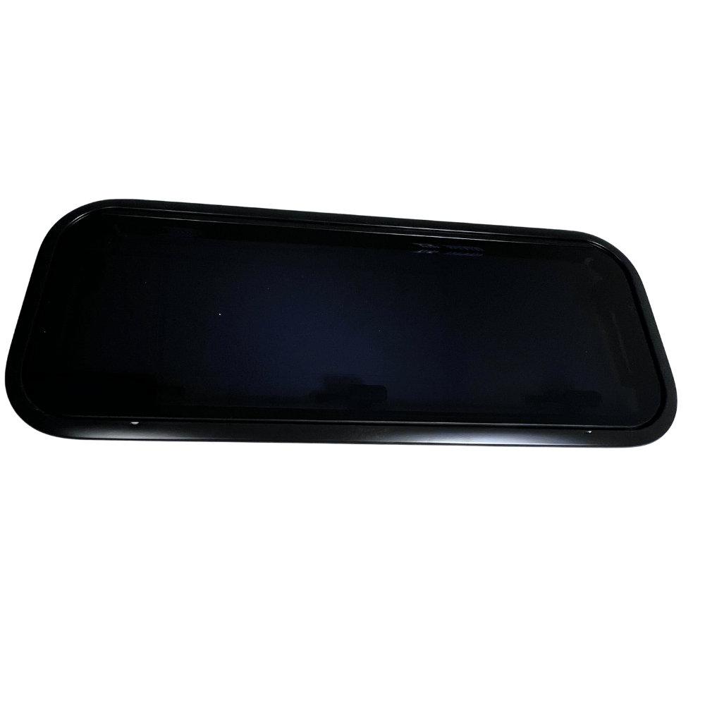 CRL Glass Awning Window w/ Clamp Ring (Driver Side) for Sprinter Van Wideout