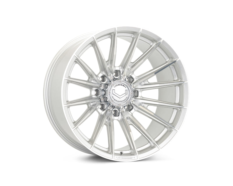 Vossen HFX-2 22x12 - 8x180 - ET44 - Ultra Deep Face - 124.3 - Silver Polished Wheel