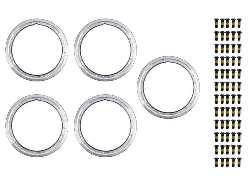 Ford Racing 2021+ Bronco Beadlock Trim Ring Kit - Gray