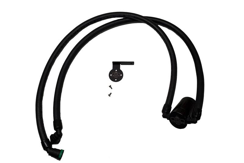 J&L Oil Separator 3.0 Passenger Side, Black Anodized