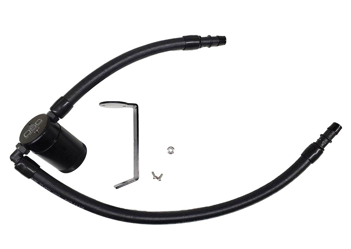 J&L Oil Separator 3.0 Passenger Side, Black Anodized