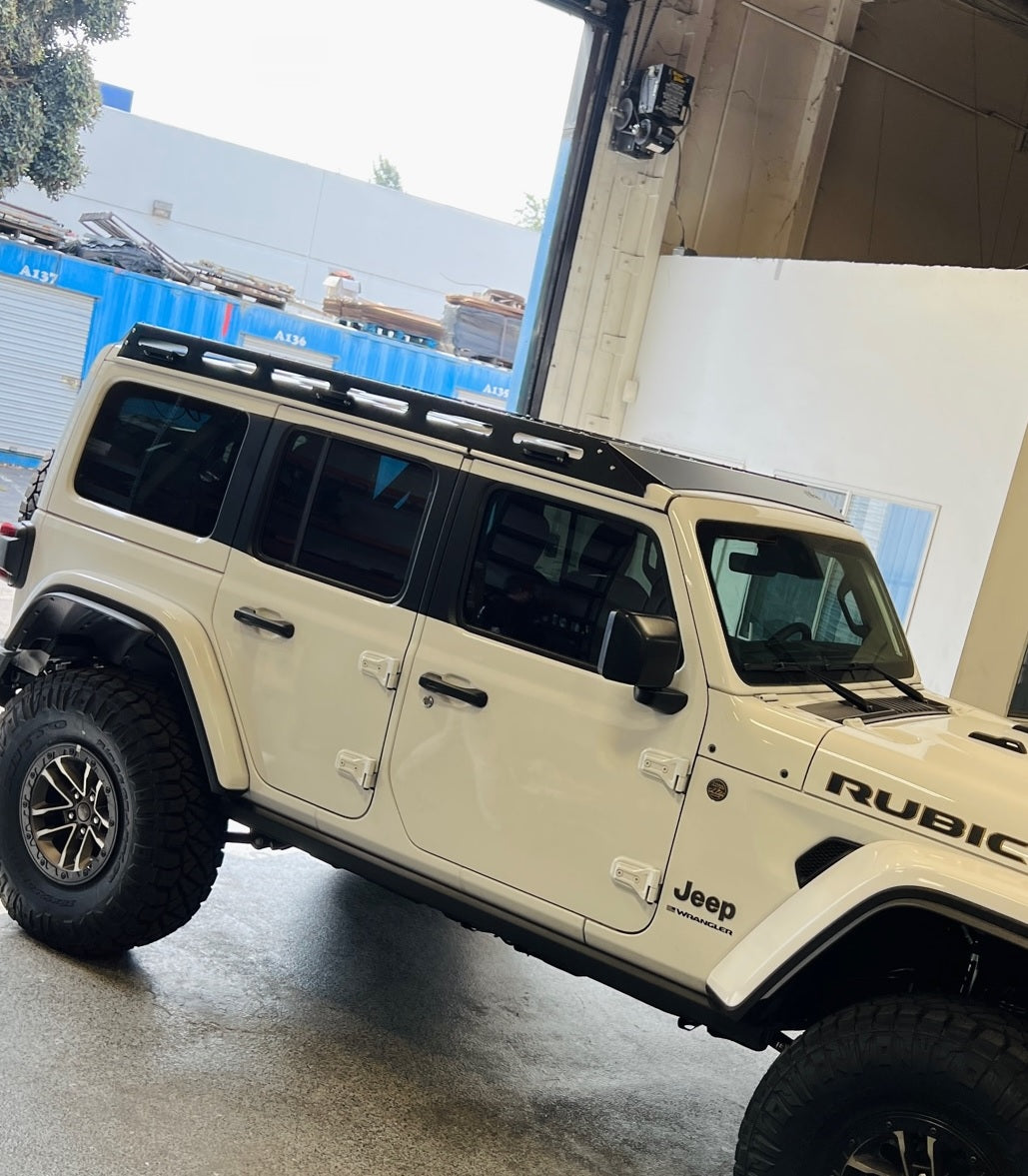 EVO MFG 2018-2024 Jeep Wrangler JL FULL ROOF RACK, ALUMINUM