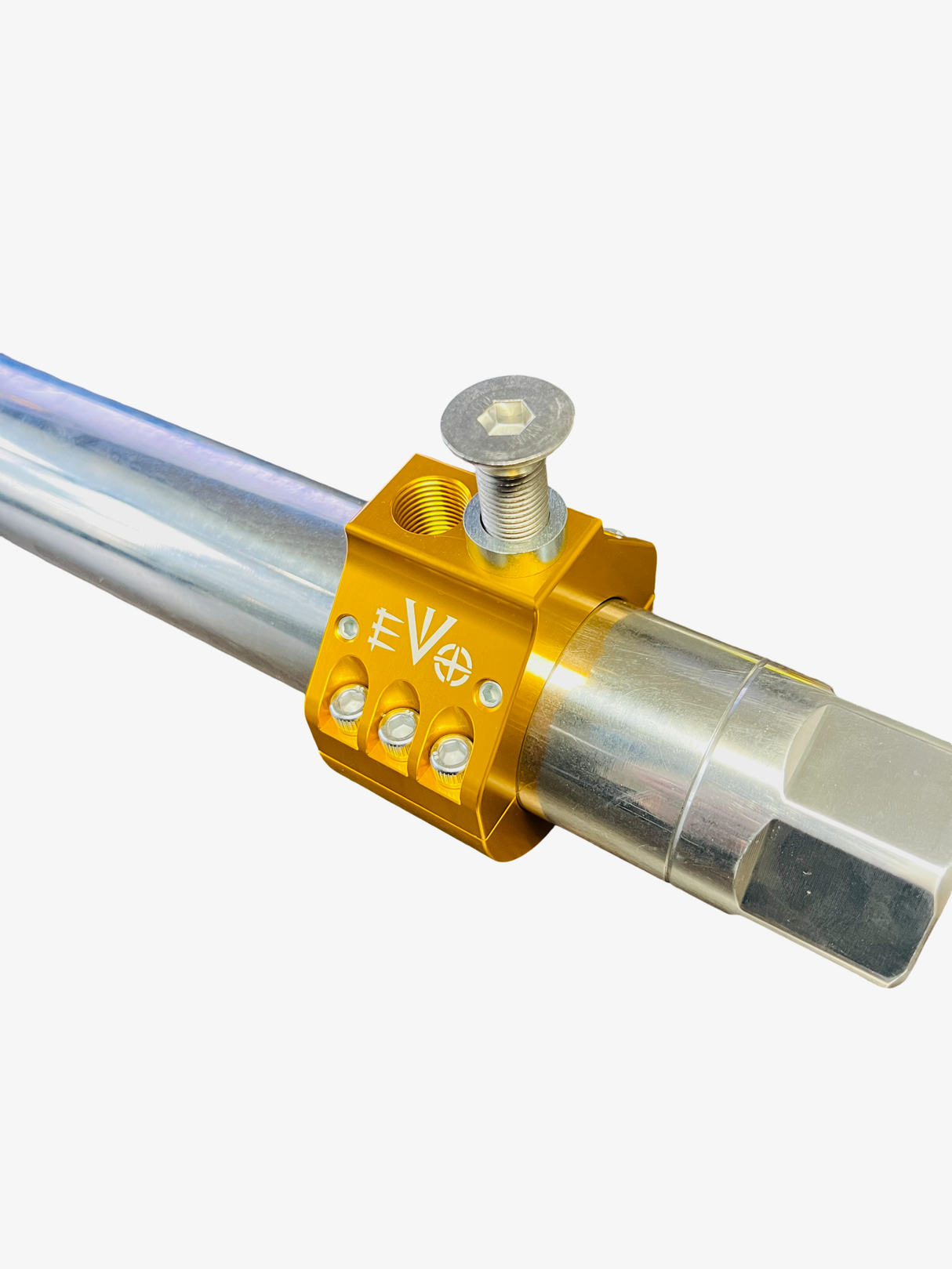 EVO MFG 2" Tie Rod Clamp, Stabilizer or Ram Gold Anodize