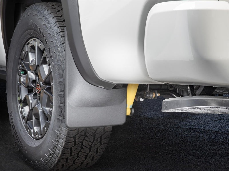 WeatherTech 22-23 Nissan Frontier D41 (Incl. Pro-X/Pro-4X) No Drill Rear MudFlaps - Black