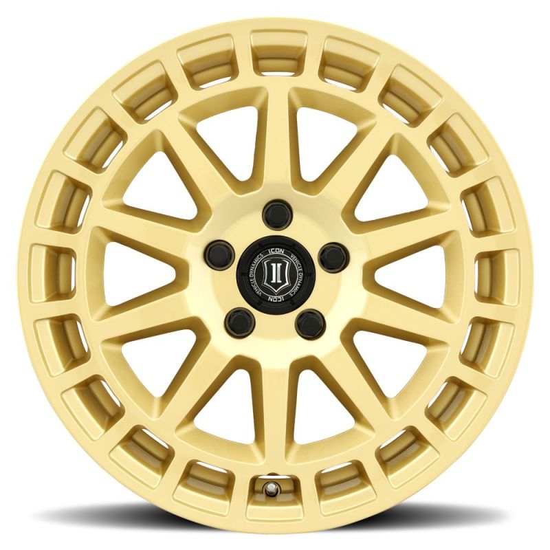 ICON Alloy Journey | 17x18 | 38mm Offset | 5x100 | Gloss Gold Wheel