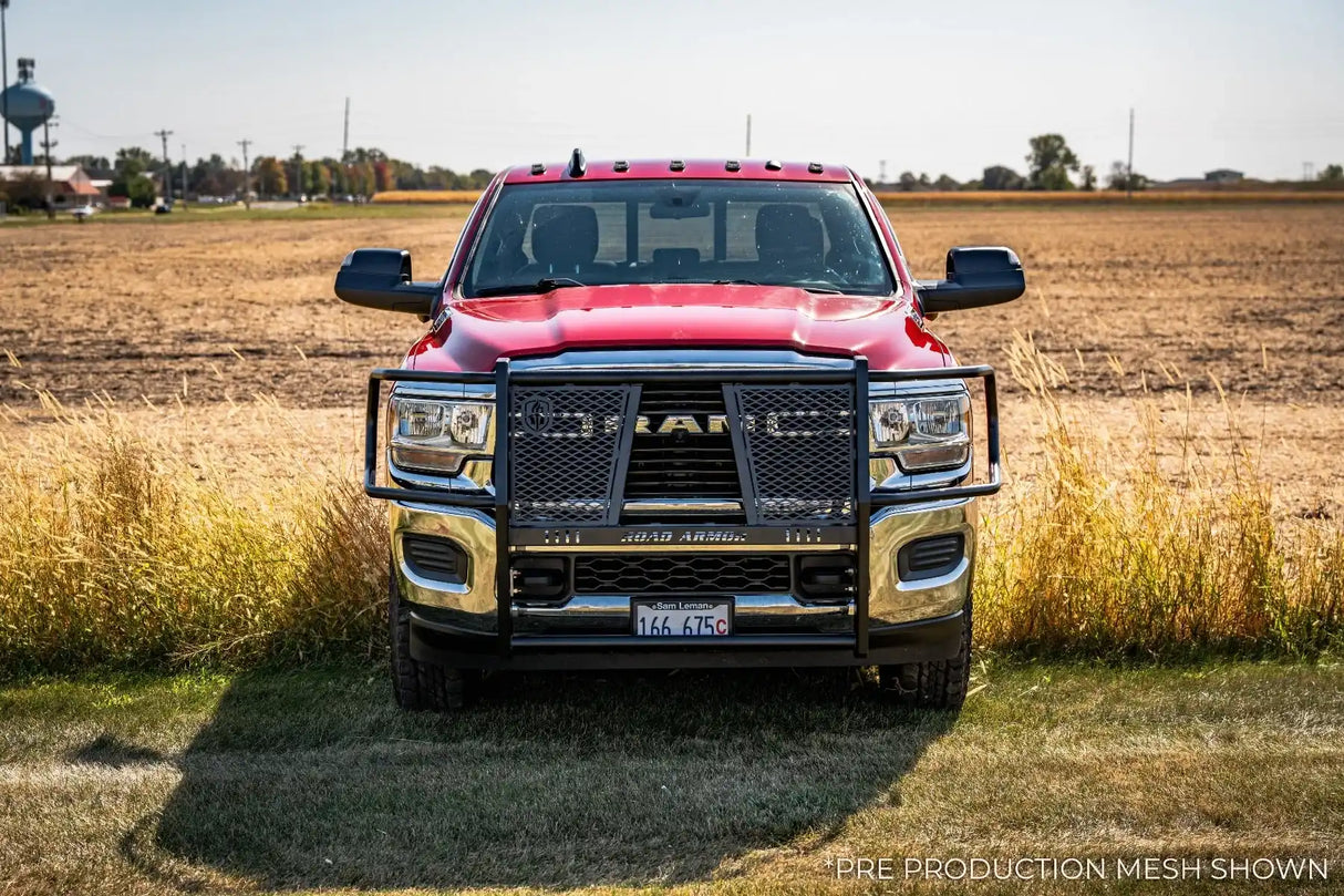 Road Armor 19-26 Ram 2500-5500 Vaquero Front Grille Guard - Texture Black