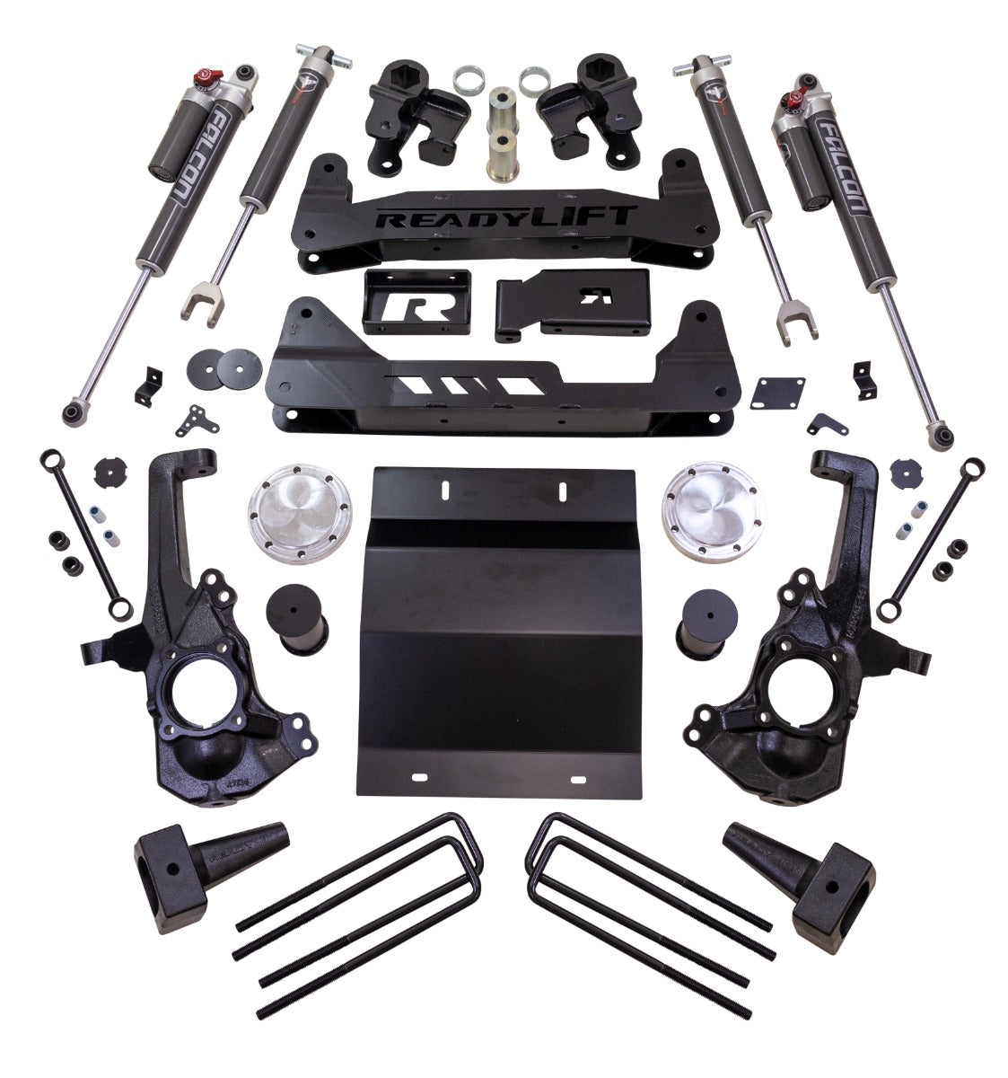 ReadyLIFT 42-30640 - 2020-2024 Chevrolet/GMC 2500HD/3500HD 6'' MAX2.1 Suspension System w/ Falcon 2.1 Shocks