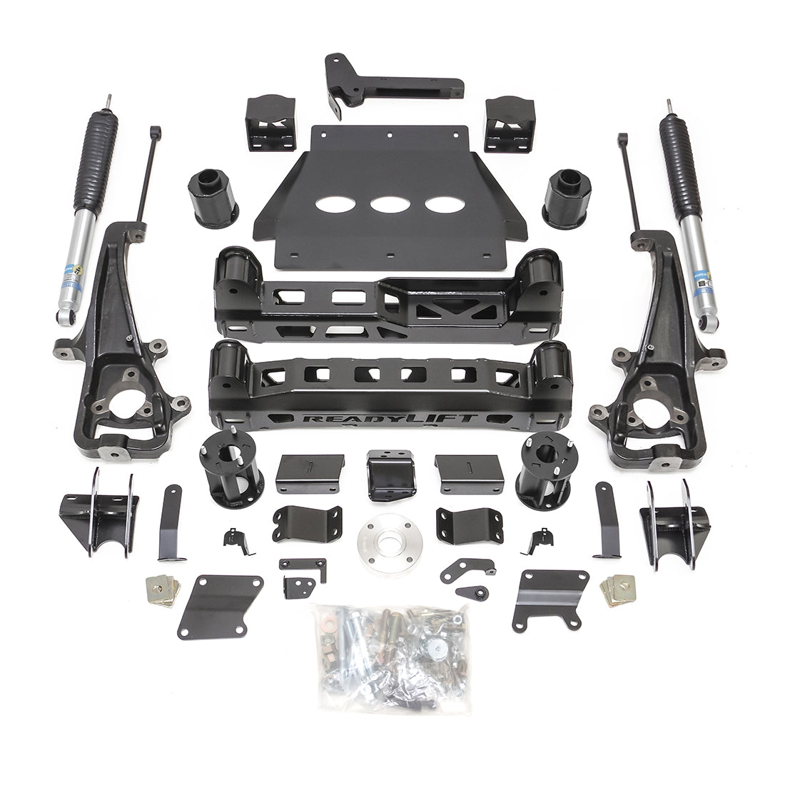 ReadyLIFT 44-19622 - 2019-2024 Dodge/Ram 1500 6.0'' With Factory Air Suspension Lift Kit and 22" Wheels Big Bore Kit
