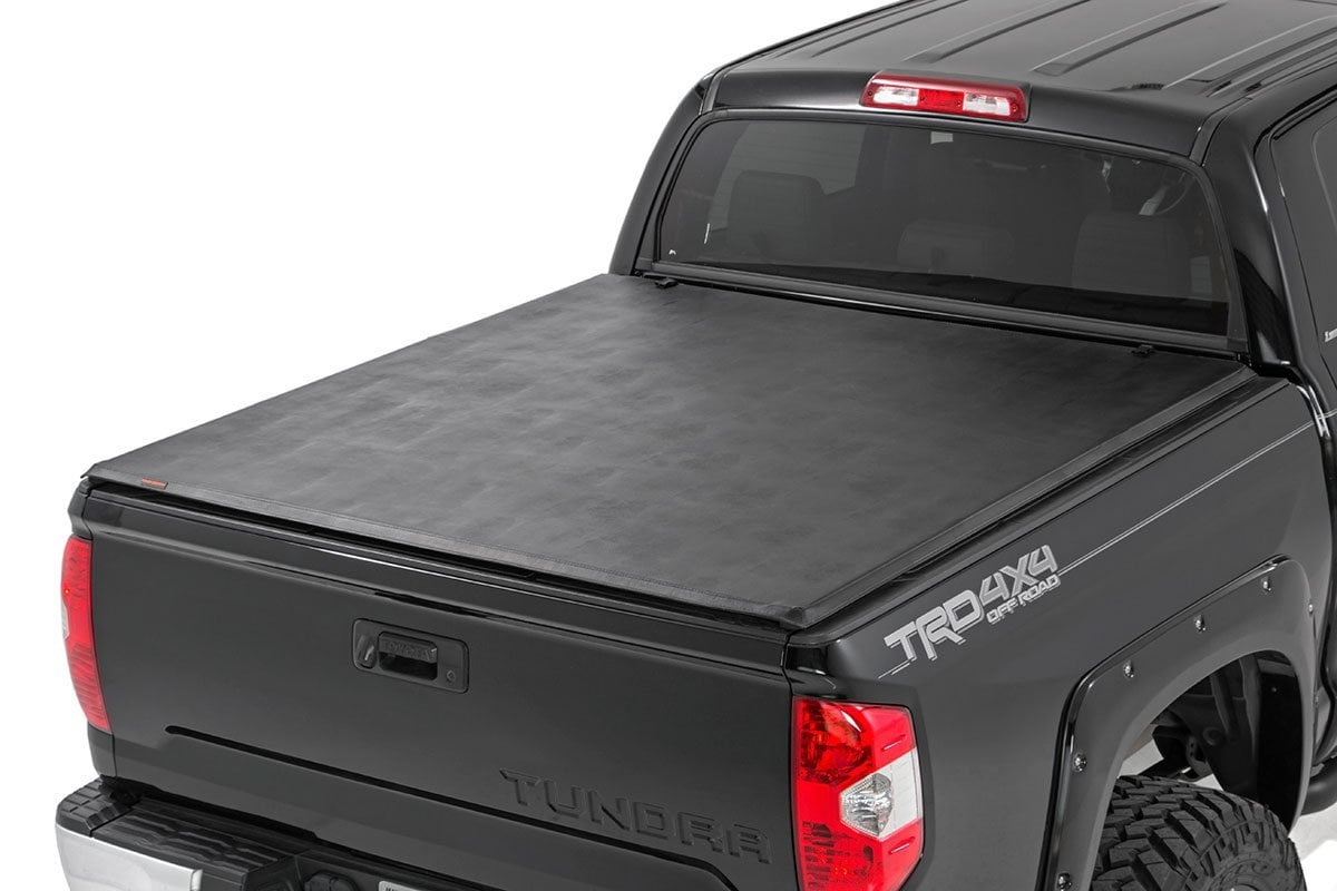 Soft Tri-Fold Bed Cover | 5'7" Bed | No OE Rail | Toyota Tundra (07-26)