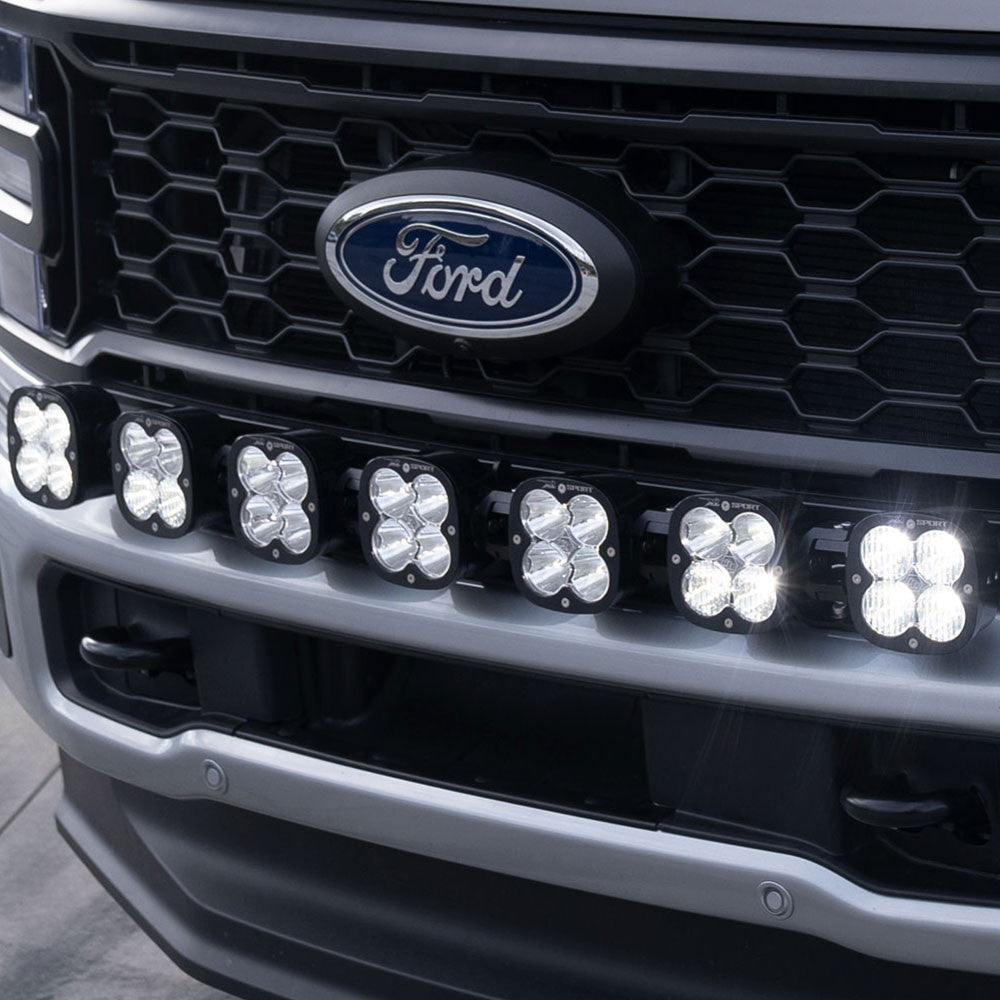 Baja Designs 2023+ Ford Super Duty Bumper 7 XL Pro Linkable LED Light Bar Kit