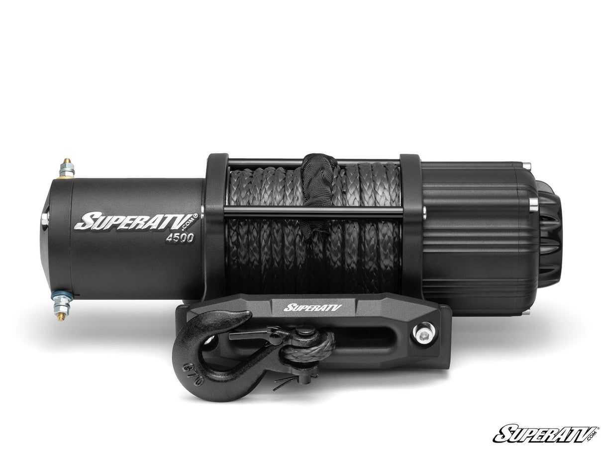 SuperATV 4500 Lb. UTV/ATV Winch (With Wireless Remote & Synthetic Rope)