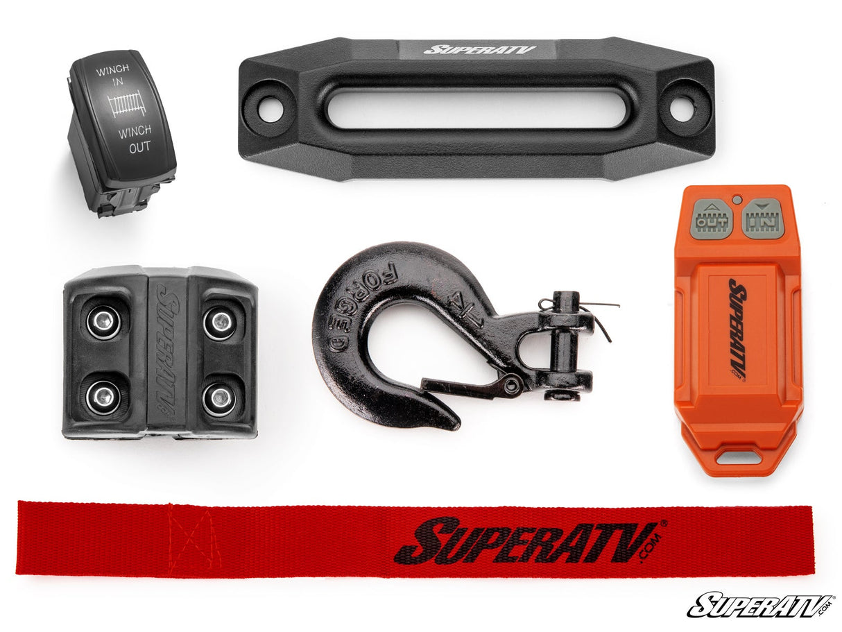 SuperATV 4500 Lb. UTV/ATV Winch (With Wireless Remote & Synthetic Rope)